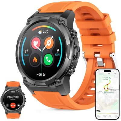 Ksix Explorer 2 Go Con Gps Doble Banda Smartwatch, Navegación Abc, 5atm, Amoled, Deportes Avanzados, 15 Días Batería, Naranja Ksix Explorer 2 Go Con Gps Doble Banda Smartwatch, Navegación Abc, 5atm, Amoled, Deportes Avanzados, 15 Días Batería, Naranja