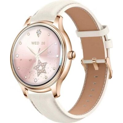 Colmi L28 Gold Smartwatch Bluetooth Correa de cuero Oro Colmi L28 Gold Smartwatch Bluetooth Correa de cuero Oro