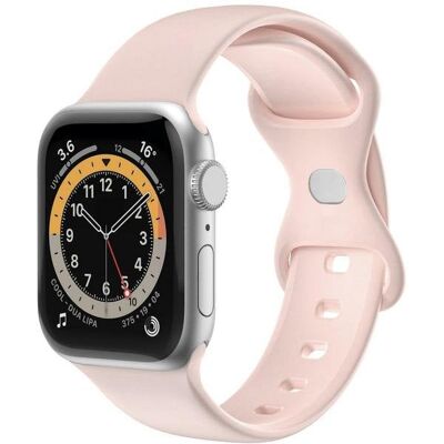 Correa de reloj Celly WBANDSIL40BP para Apple Watch 38/40/41 mm silicona rosa 220 mm Correa de reloj Celly WBANDSIL40BP para Apple Watch 38/40/41 mm silicona rosa 220 mm