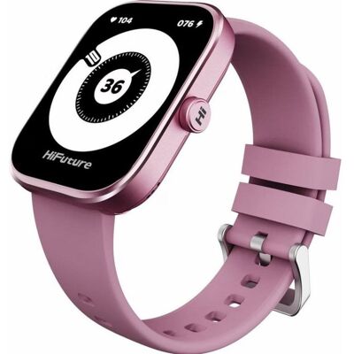 HiFuture Smartwatch Bluetooth 43mm Rosa Correa Rosa Batería Recargable HiFuture Smartwatch Bluetooth 43mm Rosa Correa Rosa Batería Recargable