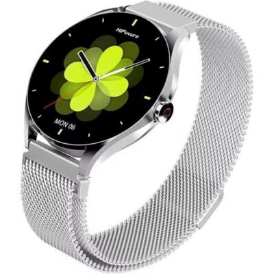 HiFuture Aura2 Bluetooth GPS 1,32" Plata Correa Única IP68 Pulsómetro HiFuture Aura2 Bluetooth GPS 1,32" Plata Correa Única IP68 Pulsómetro