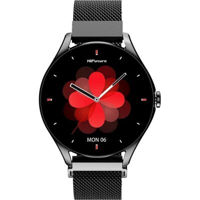 HiFuture Aura 2 Bluetooth GPS NFC 1,32" Negro Correa Única IP68 SpO2 Pulsómetro HiFuture Aura 2 Bluetooth GPS NFC 1,32" Negro Correa Única IP68 SpO2 Pulsómetro