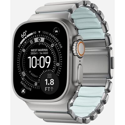 Pulsera Nomad Titanio Natural para Apple Watch Ultra 1-11 y SE Pulsera Nomad Titanio Natural para Apple Watch Ultra 1-11 y SE