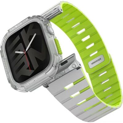 Funda Correa Skinarma Gemini para Apple Watch 42mm Niteglow Verde Funda Correa Skinarma Gemini para Apple Watch 42mm Niteglow Verde