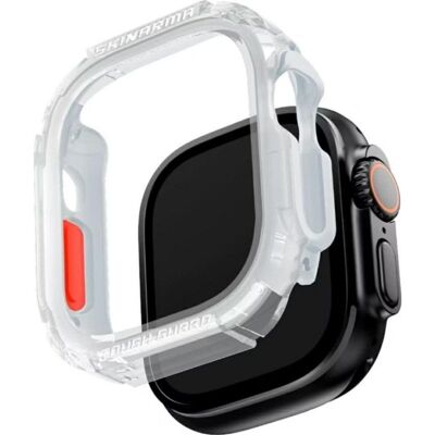 Carcasa Skinarma Atom Case para Apple Watch 49 mm Transparencia Frost Carcasa Skinarma Atom Case para Apple Watch 49 mm Transparencia Frost