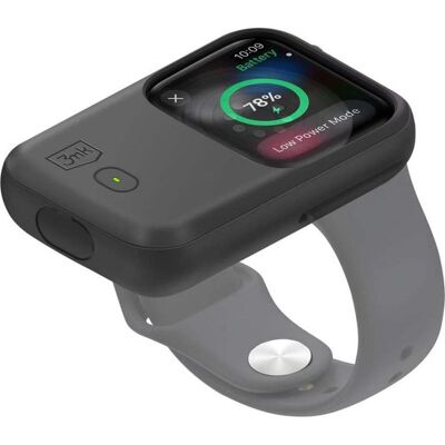 Funda con Batería 3MK para Apple Watch 44mm/45mm Negro Funda con Batería 3MK para Apple Watch 44mm/45mm Negro