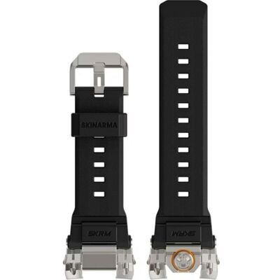 Correa de Silicona Skinarma con Hebilla de Acero Inoxidable para Apple Watch Negro Correa de Silicona Skinarma con Hebilla de Acero Inoxidable para Apple Watch Negro