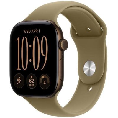 Apple Watch Series 12 GPS 46mm Caja de Aluminio Bronce Oscuro con Correa Deportiva Oliva M/L Apple Watch Series 12 GPS 46mm Caja de Aluminio Bronce Oscuro con Correa Deportiva Oliva M/L
