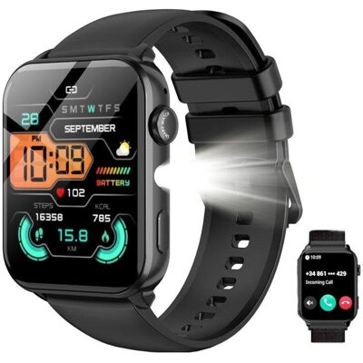 Blackview R30Max Bluetooth 1,91" Negro Correa Silicona S/M Blackview R30Max Bluetooth 1,91" Negro Correa Silicona S/M