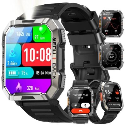 Blackview W60 Bluetooth 2,01" Negro Correa S/M Smartwatch Outdoor Militar Blackview W60 Bluetooth 2,01" Negro Correa S/M Smartwatch Outdoor Militar