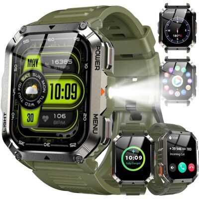 Blackview W70Pro Bluetooth 1,8" Verde Correa S/M Smartwatch resistente Blackview W70Pro Bluetooth 1,8" Verde Correa S/M Smartwatch resistente