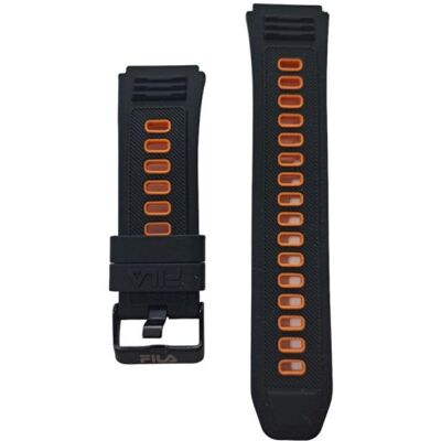Correa de recambio Fila SW/52 Silicona Negro Correa de recambio Fila SW/52 Silicona Negro