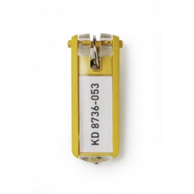 Llavero Durable Key Clip Amarillo 25 mm x 68 mm 6 piezas Llavero Durable Key Clip Amarillo 25 mm x 68 mm 6 piezas