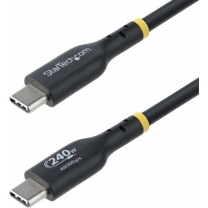Cable carga USB-C StarTech 240W USB-IF USB 2.0 4m Power Delivery 3.1 EPR sin halógenos Cable carga USB-C StarTech 240W USB-IF USB 2.0 4m Power Delivery 3.1 EPR sin halógenos
