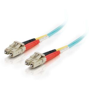 C2G 85549 Cable de fibra óptica - 1m - Turquesa C2G 85549 Cable de fibra óptica - 1m - Turquesa