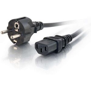 C2G 88543 Cable de alimentación - IEC 60320 C13, Europeo, 2M, Negro C2G 88543 Cable de alimentación - IEC 60320 C13, Europeo, 2M, Negro