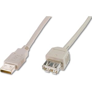 Digitus Cable Extensor USB 2.0 1,8m Beige Digitus Cable Extensor USB 2.0 1,8m Beige