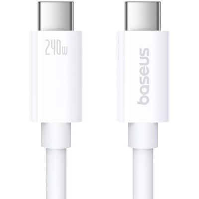 Cable USB-C a USB-C Baseus Superior 2 240W - 1.8m Blanco - Cable USB Cable USB-C a USB-C Baseus Superior 2 240W - 1.8m Blanco - Cable USB
