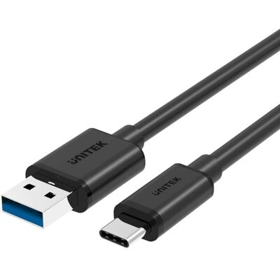 Cable USB A a USB C Unitek Y-C474BK Negro 1m - Tipo de cable Cable USB A a USB C Unitek Y-C474BK Negro 1m - Tipo de cable