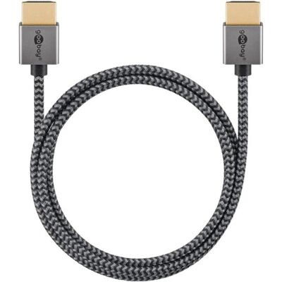 Cable HDMI Goobay Plus 75752 - 4K 60Hz, 1m Cable HDMI Goobay Plus 75752 - 4K 60Hz, 1m