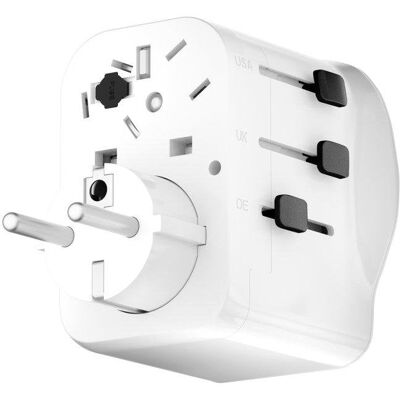 Adaptador universal Muvit For Change 2 USB-C PD 45W 1 USB-A blanco Adaptador universal Muvit For Change 2 USB-C PD 45W 1 USB-A blanco