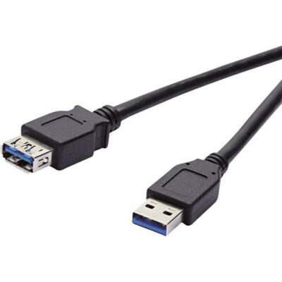 Cable USB Vivanco VVITUSB330MFK 3 m USB 3.2 Gen 1 Negro Cable USB Vivanco VVITUSB330MFK 3 m USB 3.2 Gen 1 Negro
