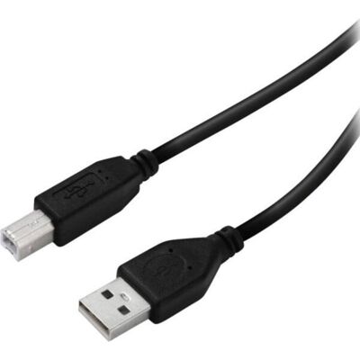 Cable Vivanco VVITUSB30ABMMK USB A a USB B 3 m Negro Cable Vivanco VVITUSB30ABMMK USB A a USB B 3 m Negro