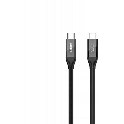 Cable USB-C 4.0 Unitek 2 m 100W PD 40 Gbps 8K Cable USB-C 4.0 Unitek 2 m 100W PD 40 Gbps 8K
