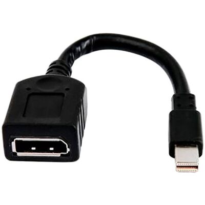 Cable Adaptador Mini DisplayPort a DisplayPort HP Negro 1,8 m Cable Adaptador Mini DisplayPort a DisplayPort HP Negro 1,8 m