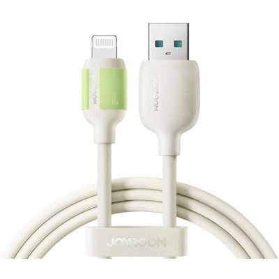 Cable de datos de carga rápida Joyroom 3A - Lightning - 2m - Beige - Cable USB Cable de datos de carga rápida Joyroom 3A - Lightning - 2m - Beige - Cable USB