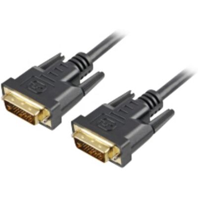 Cable DVI-D Sharkoon 1 m Negro Macho a Macho Cable DVI-D Sharkoon 1 m Negro Macho a Macho