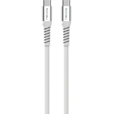 Nevox Nevox Cable USB-C 2.0 - 1m, Blanco Nevox Nevox Cable USB-C 2.0 - 1m, Blanco