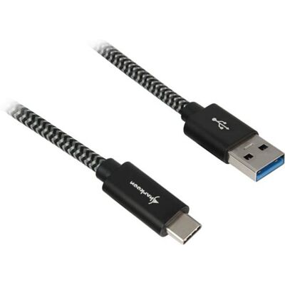 Cable USB 3.2 Gen 2 Sharkoon - USB-A a USB-C - 0,5m Cable USB 3.2 Gen 2 Sharkoon - USB-A a USB-C - 0,5m