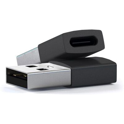 Adaptador USB 3.0 USB-A a USB-C Satechi Negro (pack de 2) Adaptador USB 3.0 USB-A a USB-C Satechi Negro (pack de 2)