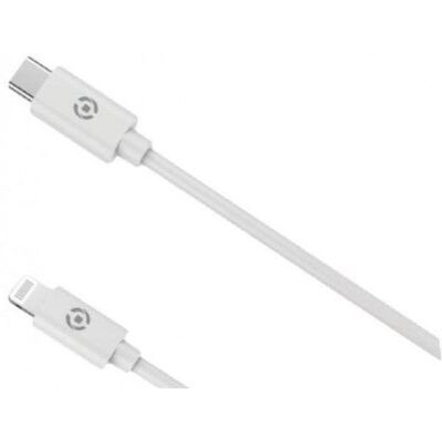 Cable Celly USB-C a Lightning 1 metro blanco Cable Celly USB-C a Lightning 1 metro blanco