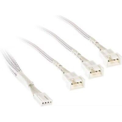 Cable PWM Adapter Kolink 4 Pin Blanco 35 cm Cable PWM Adapter Kolink 4 Pin Blanco 35 cm