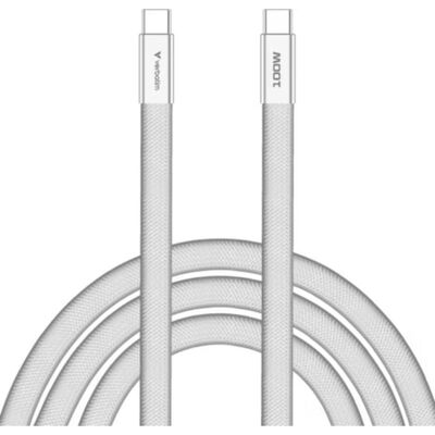 Cable USB-C a USB-C Verbatim 100W 1,2 m SoftTouch Blanco Cable USB-C a USB-C Verbatim 100W 1,2 m SoftTouch Blanco