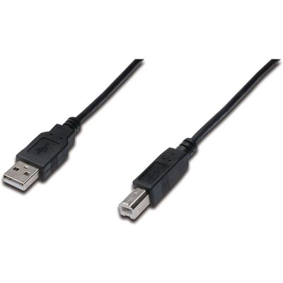 Digitus Cable de Conexión USB Tipo A-B 0.5m Negro Digitus Cable de Conexión USB Tipo A-B 0.5m Negro