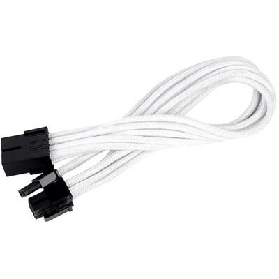 SilverStone PP07-PCIW Cable Extensor de Alimentación 8 Pin a PCI-E 6+2 Pin 25cm Blanco SilverStone PP07-PCIW Cable Extensor de Alimentación 8 Pin a PCI-E 6+2 Pin 25cm Blanco