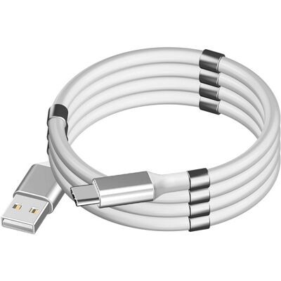 Cable ITAL PK01 USB-C - 90cm - Blanco Cable ITAL PK01 USB-C - 90cm - Blanco