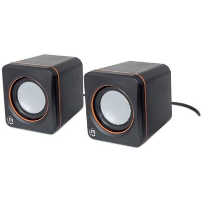Altavoces Manhattan Compactos USB 6 W con conexión jack 3,5 mm Altavoces Manhattan Compactos USB 6 W con conexión jack 3,5 mm