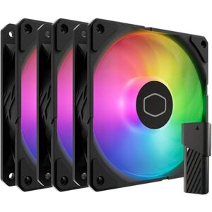 cooler-master Ventilador Cooler Master SickleFlow Edge 120 ARGB 3-Pack 120mm 690-2500RPM 120m³/h Negro cooler-master Ventilador Cooler Master SickleFlow Edge 120 ARGB 3-Pack 120mm 690-2500RPM 120m³/h Negro