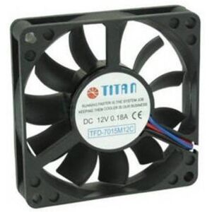 Titan TFD-6010L12Z Ventilador Suplementario 60mm Titan TFD-6010L12Z Ventilador Suplementario 60mm