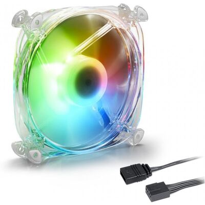 Sharkoon Shark Disc PWM Ventilador 120mm RGB Sharkoon Shark Disc PWM Ventilador 120mm RGB
