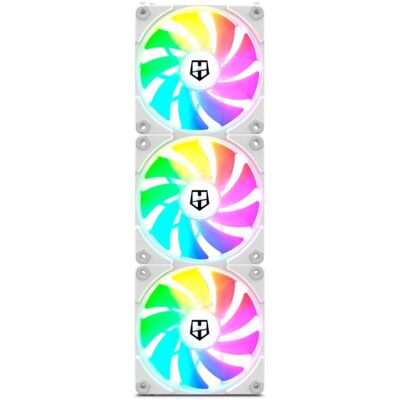 Nox Hummer Easy Link ARGB Set de 3 Ventiladores 120mm Blancos Nox Hummer Easy Link ARGB Set de 3 Ventiladores 120mm Blancos