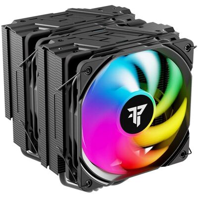 Tempest Cooler 6Pipes Black A-RGB Ventilador CPU Dual Heatsink 2x120mm Negro Tempest Cooler 6Pipes Black A-RGB Ventilador CPU Dual Heatsink 2x120mm Negro
