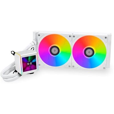 Lian-Li Lian Li GALAHAD II LCD Kit de Refrigeración Líquida 240mm Blanco Lian-Li Lian Li GALAHAD II LCD Kit de Refrigeración Líquida 240mm Blanco