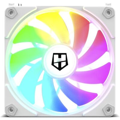 NOX Hummer Easy Link Ventilador LED ARGB PWM 120mm Blanco NOX Hummer Easy Link Ventilador LED ARGB PWM 120mm Blanco