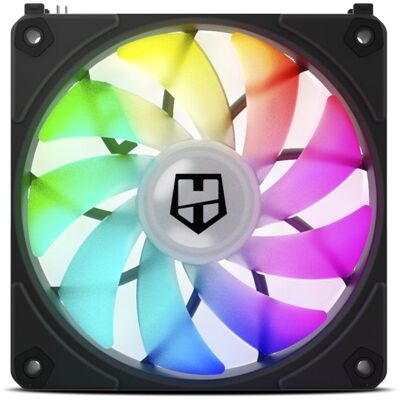 NOX Hummer Easy Link Ventilador LED ARGB PWM 120mm Negro NOX Hummer Easy Link Ventilador LED ARGB PWM 120mm Negro