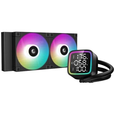 DeepCool LD240 ARGB Kit de Refrigeración Líquida 240mm Negro DeepCool LD240 ARGB Kit de Refrigeración Líquida 240mm Negro